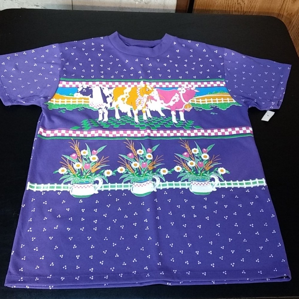Vintage cow shirt